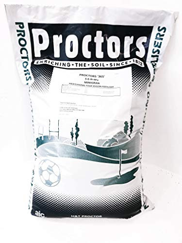 20kg sack of Proctors 365 all year-round Lawn Feed and Moss Killer - up to 571 sq m coverage - New this year!