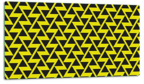TMK ArtDeko – Schneidebrett Glas – Glasschneidebrett für die Küche 52x30 cm – Robust, Hygienisch & Rutschfest – Glas Schneidebrett – Zusätzliche Arbeitsfläche – Vielseitige Nutzung