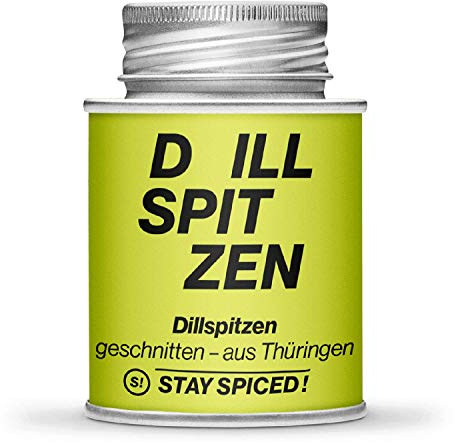 Stay Spiced! Dillspitzen - geschnitten I aus Thüringen I verpackt in 170 ml Schraubdose