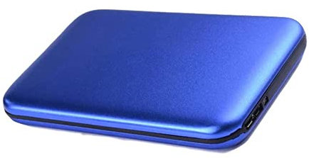 Disque dur externe en métal 1 To/500 Go/250 Go/80 Go, 2,5 USB 3.0 de sauvegarde portable, adapté pour PC, ordinateur portable, PS4, Xbox One, Smart TV (2 To, Bleu)