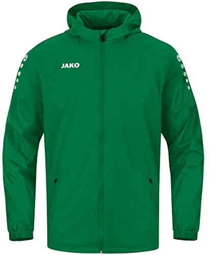 JAKO Kinder Allwetterjacke Team 2.0, sportgrün, 152