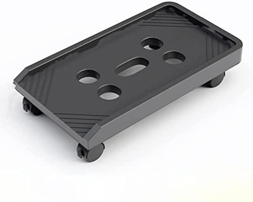 Support de Tour d'ordinateur Plancher de PC Mobile 4 roulettes roulantes sous Le Bureau Boîtier de Chariot CPU de Bureau (Couleur : D, Taille : One) (D One)