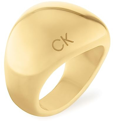 Calvin Klein Damenring MINIMALISTIC PLAYFUL ORGANIC SHAPES Collection aus Edelstahl - Erhältlich in Silber oder Gold