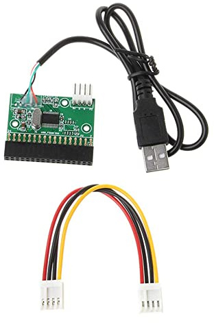 Jikoiuty 1,44 MB 3,5-Diskettenlaufwerkanschluss 34-Polig auf USB-Kabeladapter-Leiterplattenplatine, USB-Festplatte auf Diskette A