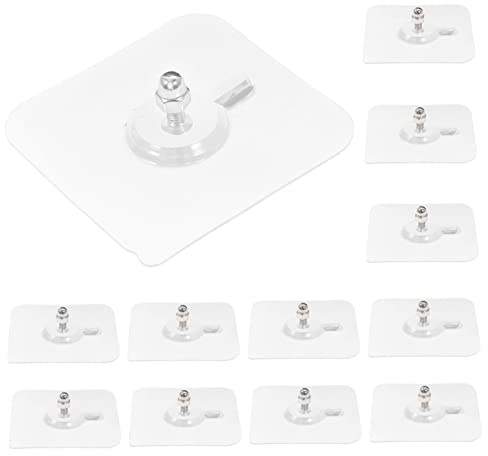 Veemoon 12pièces Crochets Adhésifs Muraux Sans Percer De Crochets Auto-adhésifs Pour Cuisine Salle De Bain Et Organisation à Domicile Fixation Durable Et Pratique