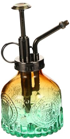 KONTONTY Pulvérisateur Vintage Verre Dégradé Arrosoir Manuel à Brume Fine pour Plantes Et Fleurs Bouteille Étanche à Usage Domestique Et Jardin Pulvérisateur Eau Réutilisable Compact