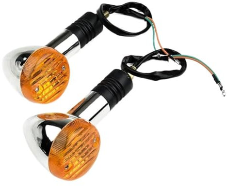 Intermitentes Moto Intermitentes for motocicleta, 2 uds., 12V, aptos for Honda Shadow VT 750 1100 VTX 1300 1800 C, accesorios de luces direccionales for motocicleta Intermitentes Led Moto Homologados