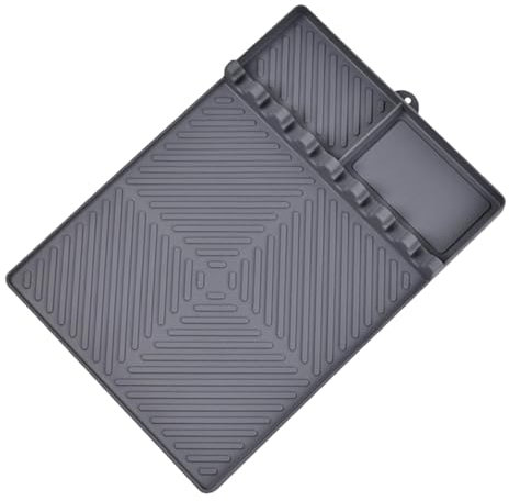 Grill-Seitenregalmatte, Silikon-Grillmatte - Grill-Silikonmatten-Werkzeuge - Silikon-Grillplatte, Küchenspatel, Silikonmatte für Grill-Arbeitsplatte