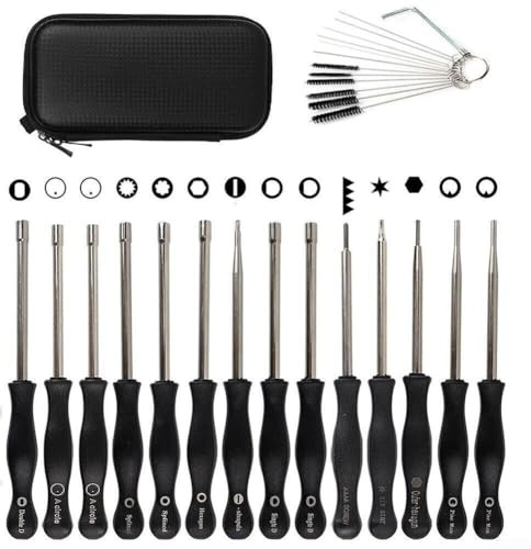 Kit de tournevis de réglage de carburateur, 14 pièces, pour tronçonneuse, débroussailleuse, carburateur