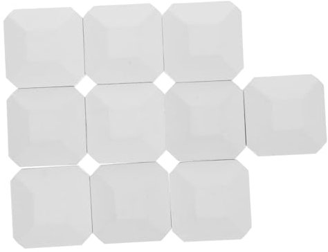 COLLBATH 10pièces Briquettes Cordierite Auto-nettoyantes Rechange Barbecue Gaz Extérieur Amélioration Performance Et Répartition Chaleur Uniforme Compatible Bbq Gaz Portable