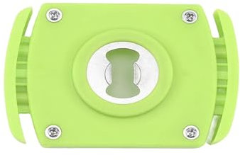 Abrelatas de tapa de botella, de borde suave, removedor de latas, cortador de tapas de botellas, herramienta de extracción de anillos (verde, talla única)