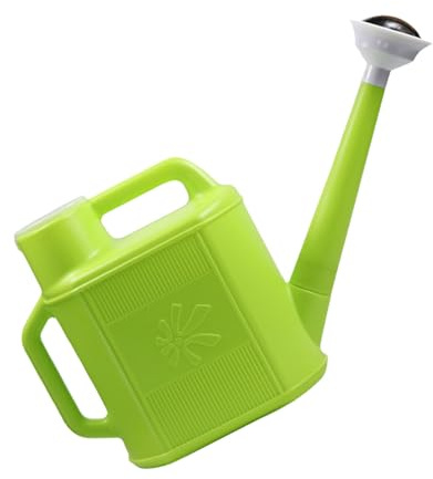 Regadera de 10 litros para plantas de casa, pequeña regadera con boquilla larga, modelo de flores, aspersor multifuncional extraíble