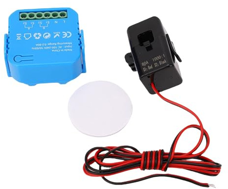 YWBL-WH Einphasen-Stromzange, WLAN-Smart-Energiezähler mit Echtzeit-Stromüberwachung für Solar-Photovoltaik-Systeme, Smart Life App