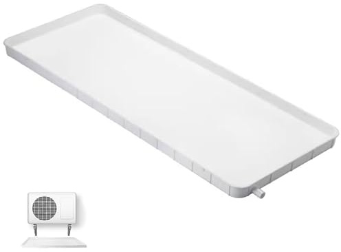 Bandeja de drenaje para aire acondicionado con tubo, bandeja de goteo universal de CA para ventanas y unidades portátiles, kit de drenaje de HVAC