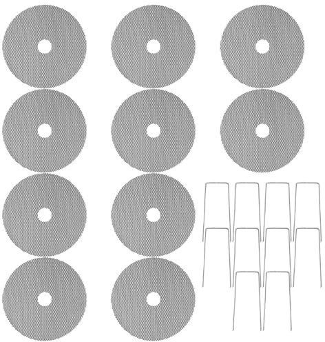 Couvre-Sol pour Pots - Grille Protectrice Coupable Anti Creusage pour Animaux 10 Pièces | Protecteur De Sol De Jardin Contre Les Nuisibles,pour Chiens Chats Animaux De Compagnie Et