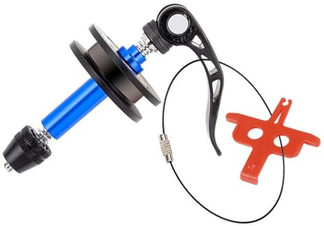 GLEAVI Herramienta de Aleación de Portátil en Inoxidable Acero de Aluminio para Soporte Profesional para Fijar Cadena Bicicleta Cadenas Mantenimiento Limpieza