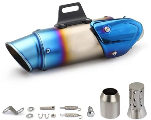 Exhaust Pipe Silencer 51Mm Motorcycle Exhaust Muffler With Cover For Aprilia GPR150 For Benelli TNT125 GPR 150 TNT 125 Tail Pipe Motorbike Connecting Tube
