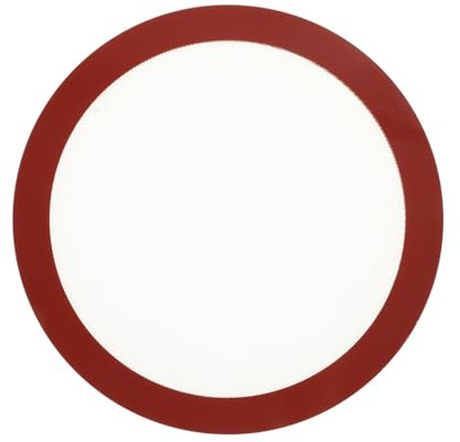 BUTIFULSIC Tappetino in Silicone per Cottura Antiaderente, Resistente al Calore, Ø 308 Mm, Teglia da Forno Rotonda per Pizza e Pasticceria Casalinga, Strumento Cucina Facile Colore Casuale