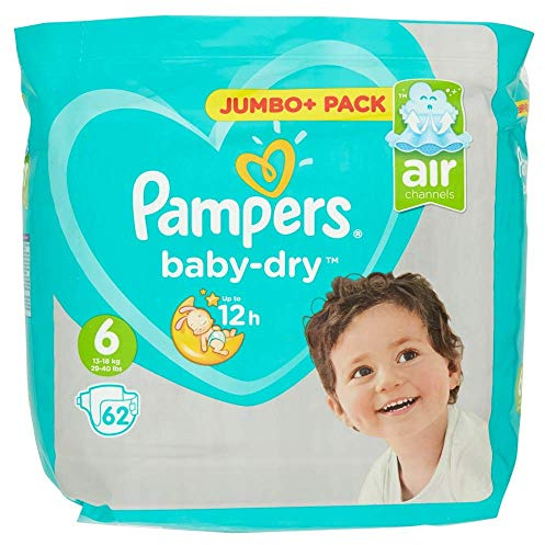 Pampers Baby-Dry Pants Windeln - Packung mit 2x62 (124 Einheiten)
