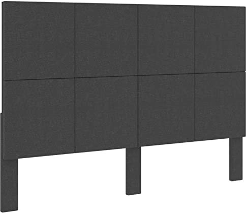 ZEYUAN Kopfteil, Bettrückwand, Bettkopfteil Bezug, Bett Kopfteil, Bett Rückwand, Headboard Cover, Dunkelgrau Stoff 180×200 cm