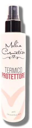 Spray Termico Protettore - Protegge i capelli dalle alte temperature di phon e piastra - Crea una barriera termo-protettiva - Melia Cosmetica - 150ml