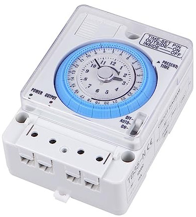 DOITOOL Weißer Mechanischer Küchentimer Präziser Zeitsteuerungsmechanismus Tragbar Und Energiesparend Zum Backen Küche Kochen Von Eiern Pfannkuchen Keksen Und Kuchen Zu Hause Geeignet