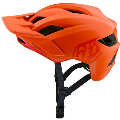 Troy Lee Designs Flowline MTB-Helm, Unisex, Erwachsene, Orange, XL/XXL