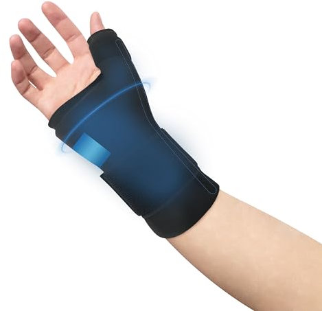 Hilph Kühlmanschette Handgelenk mit Klettband (Black)