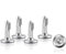 100 Pezzi Viti Autofilettanti 5,5 x 16 mm Viti a Esagono Incassato a Testa Piatta Vitis Autoperforanti in Acciaio Inox 410 Vitis Autoforanti per Mobili in Metallo e Legno Elettrodomestici