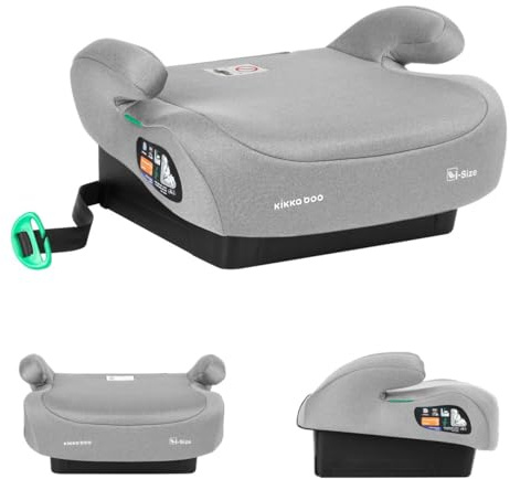 Kikkaboo seggiolino bambini seggiolino rialzo i-Go i-Size (125-150cm) Gruppo 3, colori:grigio