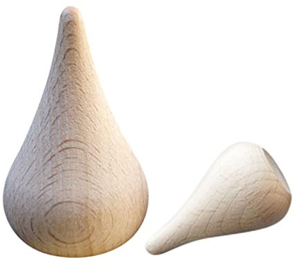 TEHAUX 2stücke Buche Wasserfall-modell Diy Bemalbar Junge Mädchen Bastelset Holz Dekoration Für Tisch Wohnraum Gestaltung