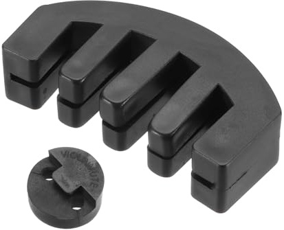 QUARKZMAN 2er Pack Gummi Schalldämpfer für 3/4 4/4 Violine Universal Geige | Schalldämpfer Claw und Round Tourte-Style Geigen Übungs Schalldämpfer, für Musikinstrumente