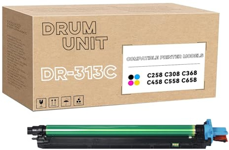 RSENSO DR313 DR-313K A7U40RD DR-313C A7U40TD Unità Tamburo Compatibile Per Konica Minolta Bizhub C258 C308 C368 C458 C558 C658 (resa 100.000 Pagine) Magenta