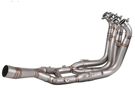 Motorcycle exhaust center pipe Motorcycle Exhaust System Front Link Pipe Escape Moto Connect 60mm Muffler For S1000RR S1000R 2019-2024 Tail Pipe(A)