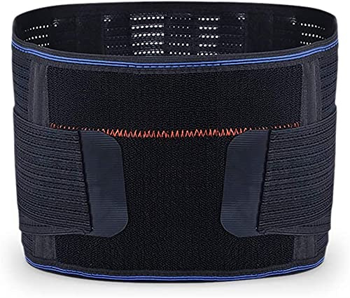 Correas de cinturón de Soporte Lumbar para Hombres y Mujeres, con 5 Cinturones de Soporte para la Espalda, adecuados para Todas Las Estaciones, cinturón térmico de protección Deportiva (tamaño: XXL)