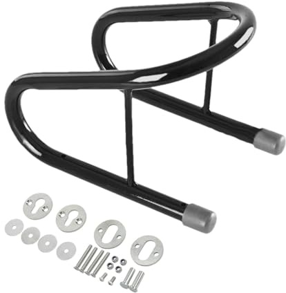 Calzo Para Rueda De Motocicleta: Organizador De Ruedas Delanteras, Metal Resistente, Diseño De Ajuste Ajustable, Base De Soporte Estable | Adecuado Para Moto, Almacenamiento De Bicicletas, Garaje, Tal