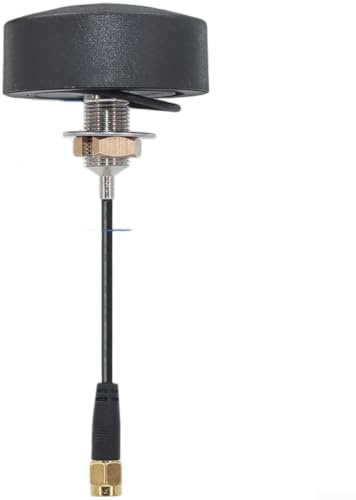 4G LTE Außenantenne für sma IP66 Wasserdicht Hochgewinn Richtantenne für Router Modem für iot Geräte 5-10dBi Gain 698-2700MHz Schwarz(B)