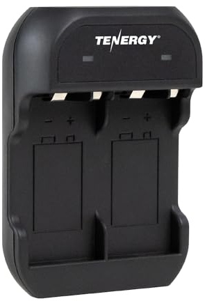 Tenergy TN141 Smart Charger for NiMH 9V Rechargeable Batteries, 9V Cells Battery Charger, 9 Volt NiMH