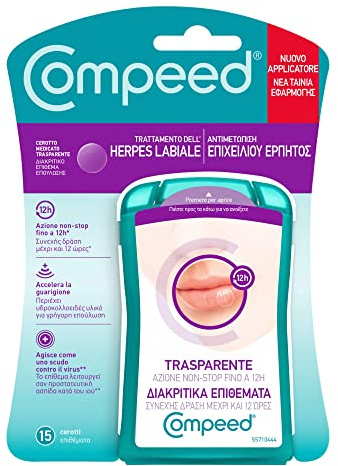 Compeed Herpes Pflaster, transparent, 15 Stück