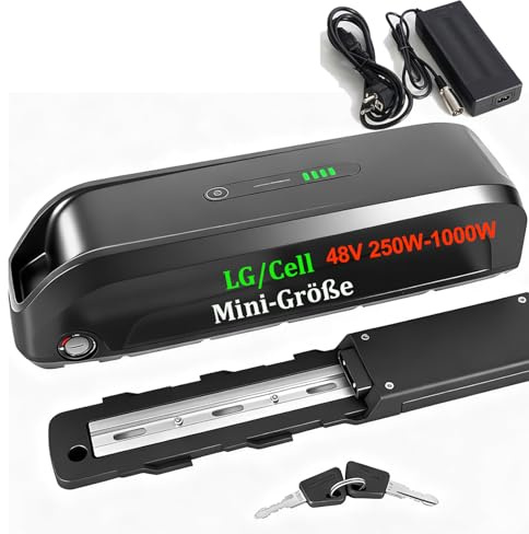 36V / 48V E-Bike-Batterie für Ba-fang Mid Driver und andere Ebike Conversion Hub-Motoren 1000W 750W 500W - Lithium Ion Mini Size ACCU Pack
