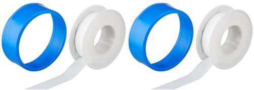 Silverline 250475 PTFE-Band, weiß, 10er-Pckg. 12 mm x 12 m (Packung mit 2)
