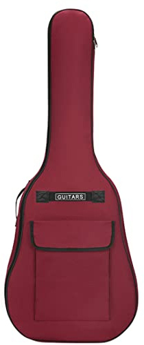 Étui pour Guitare Acoustique Étui de Guitare Sac de Guitare pour 40/41 pouces 600d Oxford Tissu réglable Guitare Gig Bag Sac à Dos de Guitare Souple étanche avec poignée de piège à bandoulière