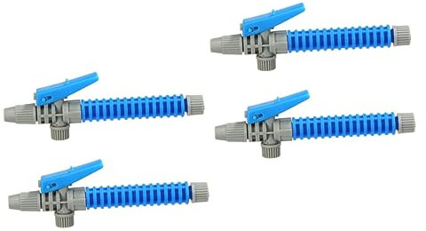 BESPORTBLE 4stücke Sprühdüsen Für Gartenschläuche Rutschfester Griff Einfach Zu Befestigen Für Gartenpflege Und Haushaltsreinigung Langlebige Materialien Kompatibel Mit Verschiedenen