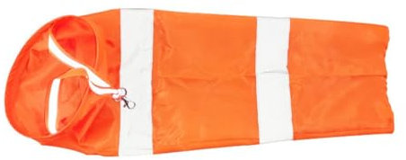 Jimenez Flughafen-Windsäcke, Orange, Wasserdichter Windsack, Reflektierender Windsack, 60 cm, Einfache Installation, Einfach zu Verwenden