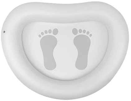 Salyeeluly Strandfußwascher, kleine Stellflächen, auslaufsicher, aufblasbare Fußbadewanne, tragbares Fuß , faltbares Fußwaschbecken für Zuhause, Spa, Pool-