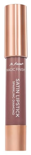 M. Asam MAGIC FINISH Satin Lipstick Sparkling Diamonds (3,5g) – Langanhaltender Lippenstift mit Volumen-Peptid & Hyaluron, Intensive Farbe mit Satin-Finish, Cremige Textur, Pflegende Öle & Wachse