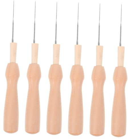 DIYEAH 6 Piezas Kit De Agujas Para Fieltro Agujas Perforadoras Para Bordar Diy De Fieltro Manualidades De Lana Accesorios De Bordado