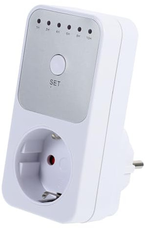 DECOMELODY Controlador Temporizador Enchufe Interior Regresiva Decoración Navideña Ahorrar Energía