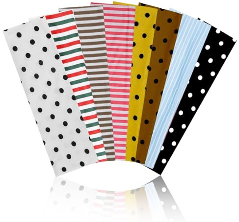 ASDIIT Streifen & Punkte Stirnbänder, Haarband Damen Polka Dot