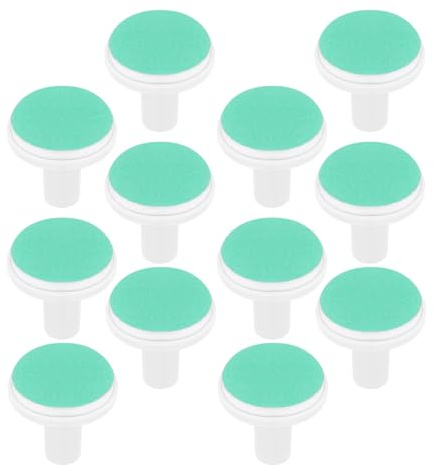 Ciieeo Lot de 12 Têtes de Meulage Vertes de Rechange pour Lime à Ongles Électrique Bébé Coussinets Adaptés aux Ongles Délicats des Nourrissons Dès 12 Mois Accessoires Sûrs et Universels